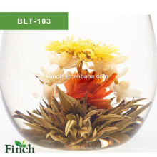 BLT-103 Saveur fleur Blooming Tea Ball fait à la main avec du thé vert lily jasmin